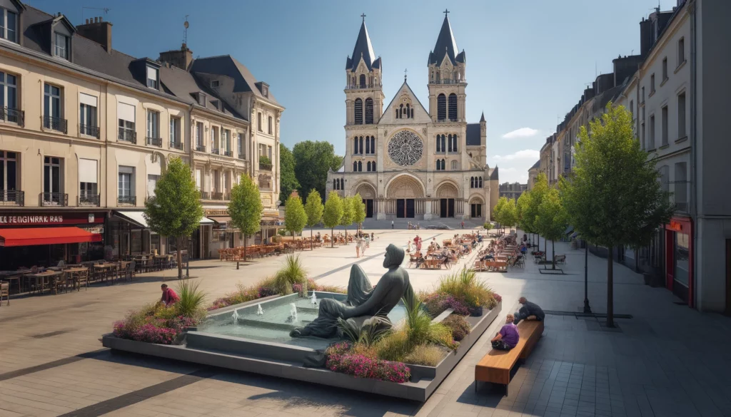 Visuel de la ville de Saint-Étienne, mettant en avant l'expertise de g.flo en création de site internet